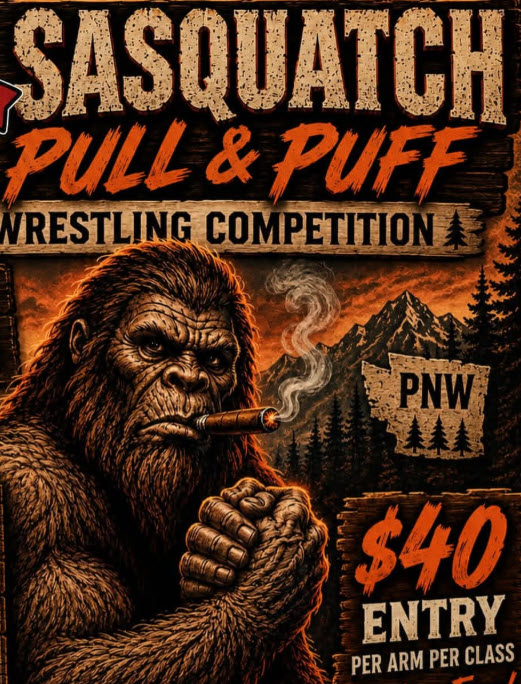 Sasquatch Pull & Puff Armwrestling